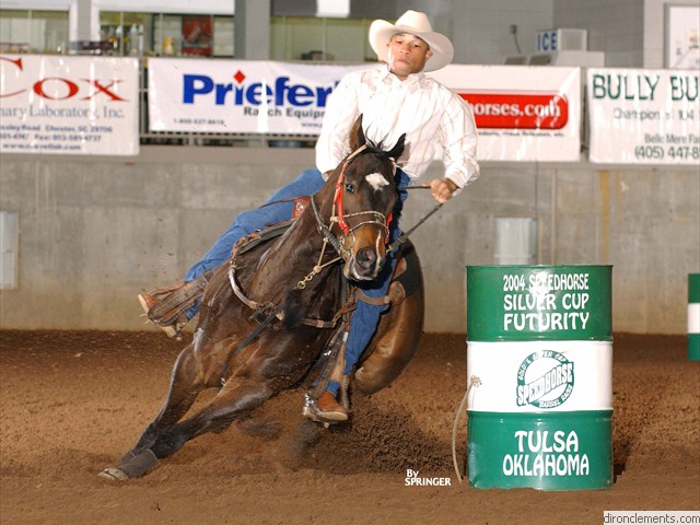 "Justice Rolls" 2004 Speedhorse Silvercup Futurity Champion Tulsa OK